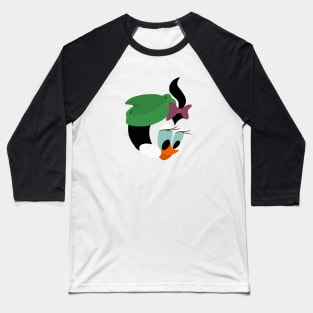 Girl Penguin Baseball T-Shirt
